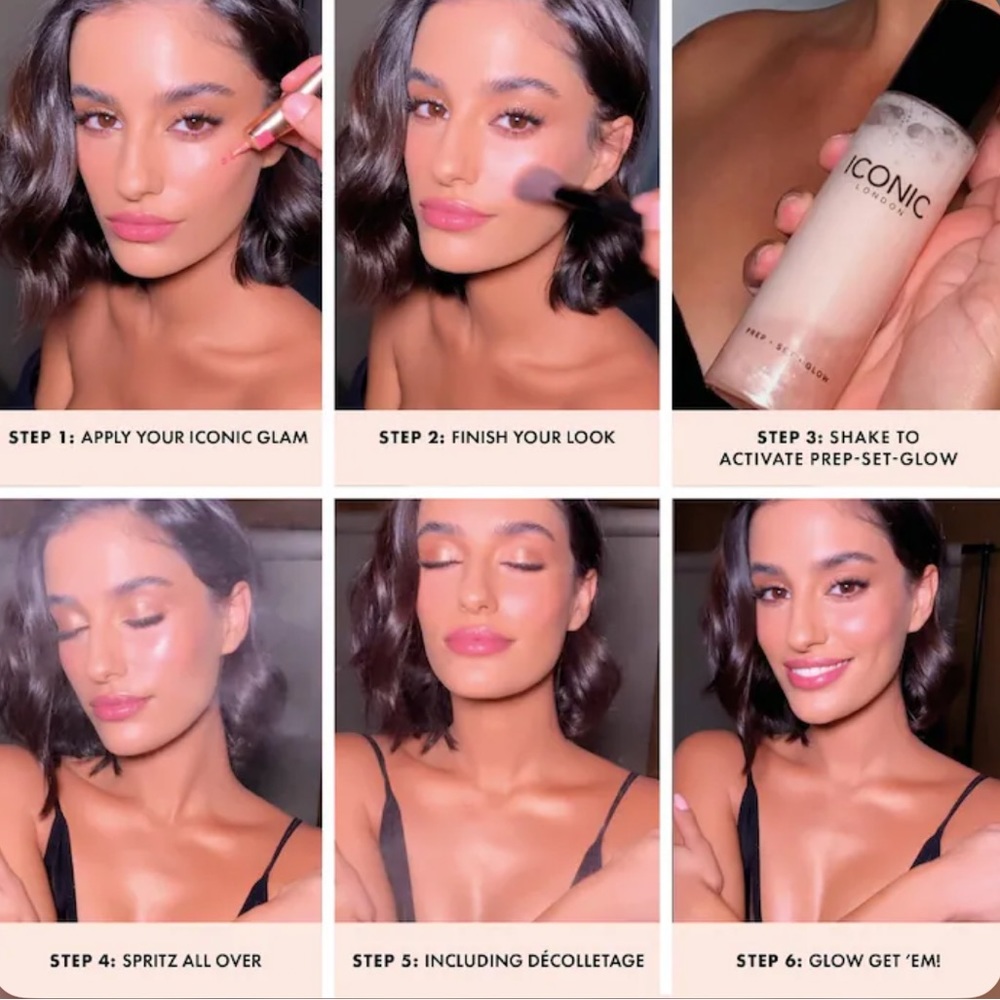 NEW Iconic London
Prep-Set-Glow Hydrating Glowy Setting Spray - Picture 4 of 8
